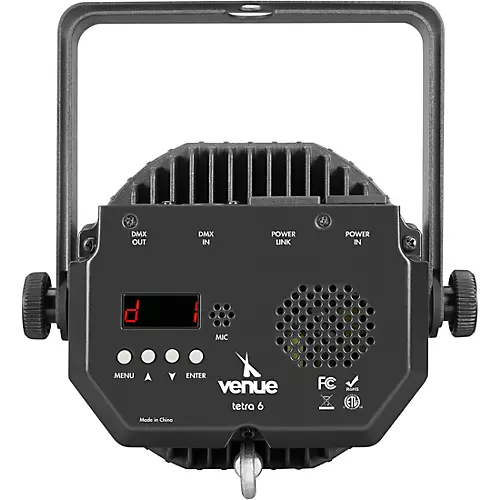 Venue Lighting Package with Tetra Control DMX Controller, Tetra 6 Wash Lights, and DMX Cables