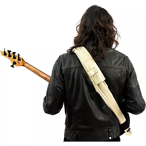 String Sling Bass Guitar Strap With Strap Locks Red