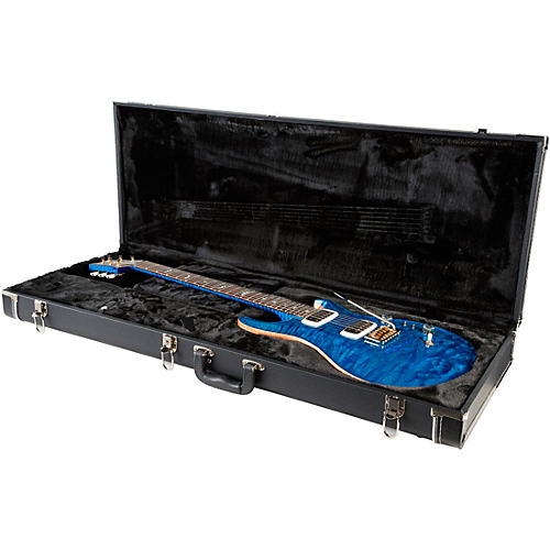 PRS Wood Library Custom 24-08 With Stained Maple Neck and Ziricote Fretboard Electric Guitar Charcoal
