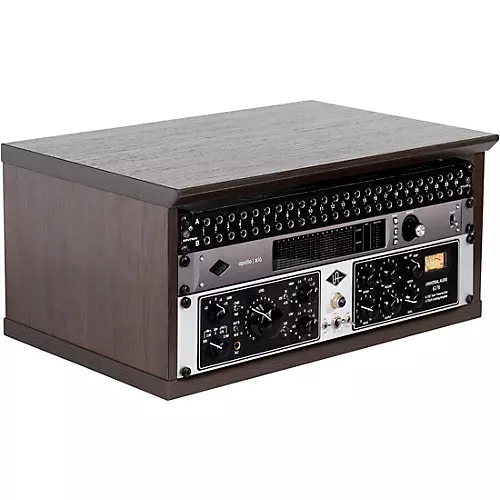 Gator GFW-ELITERK-4U Elite Furniture Series Desktop Studio Rack 4 RU Space Dark Walnut