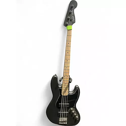 Used Squier Contemporary Jazz Bass Metallic Gray Electric Bass Guitar Metallic Gray