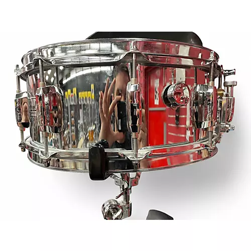 Used 2002 Pearl 14in STUDENT SNARE STEEL Drum STEEL 33