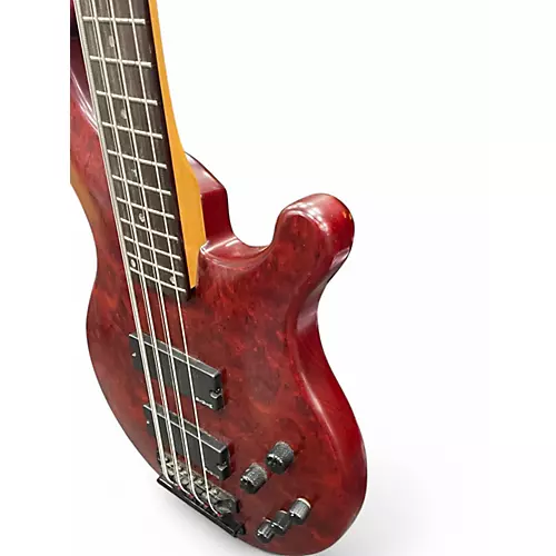 Used Dean Rhapsody 8 8 String Trans Crimson Red Electric Bass Guitar Trans Crimson Red
