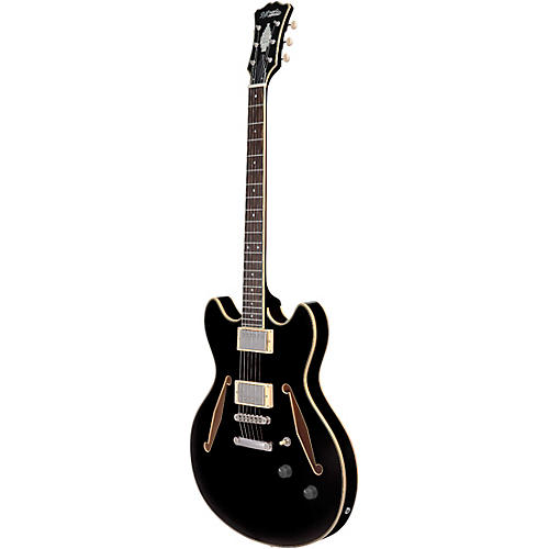 D'Angelico Excel DC Tour Semi-Hollow Electric Guitar With Supro Bolt Bucker Pickups and Stopbar Tailpiece Slate Blue