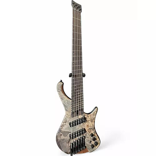 Used Ibanez EHB1506MS Black Ice Electric Bass Guitar Black Ice