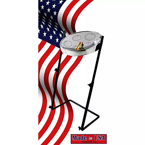 Panyard Jumbie Jam Steel Drum Kit with Metal Z-Floor Stand Silver