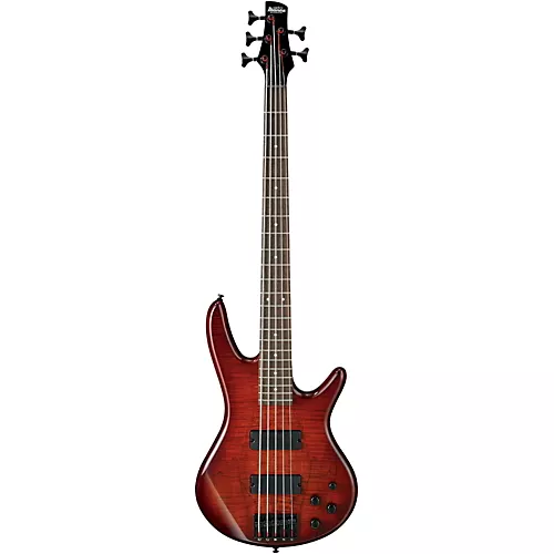 Ibanez GSR205SM 5-String Electric Bass Brown Burst Rosewood fretboard