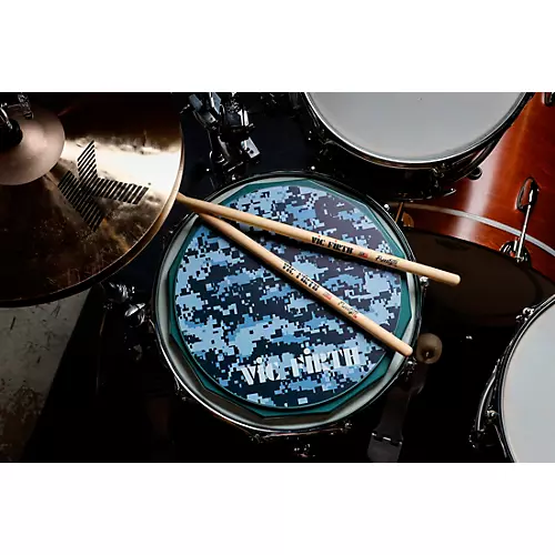 Vic Firth Digital Camo Practice Pad 12 in.