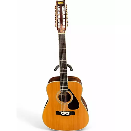 Used 1970s Yamaha FG 512 Amber 12 String Acoustic Guitar Amber