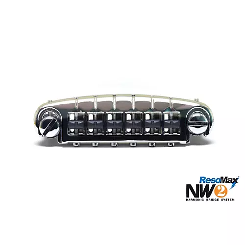 Graph Tech ResoMax NW2 Wraparound Bridge with String Saver Saddles Chrome