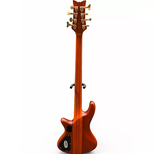 Used Schecter Guitar Research studio 8 Natural Electric Bass Guitar Natural