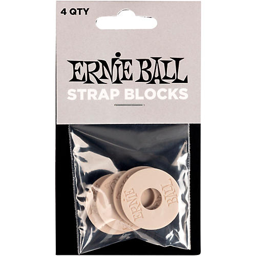 Ernie Ball Rubber Strap Block Gray