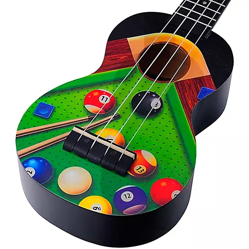 Mahalo Art Series Soprano Ukulele With Bag Tiki Motif