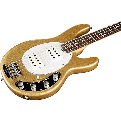 Ernie Ball Music Man StingRay Special HH Electric Bass Guitar Black and Chrome