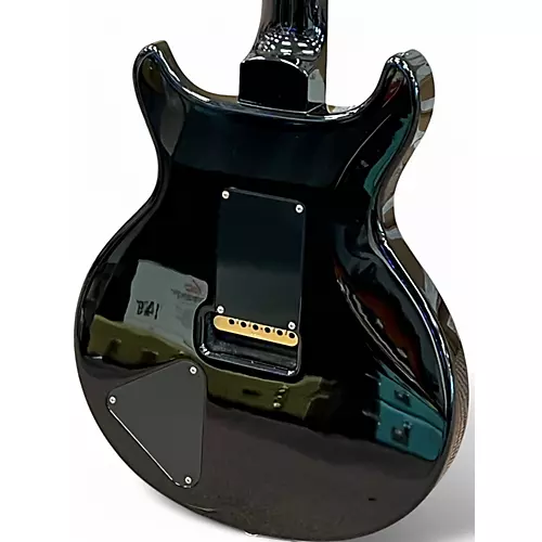 Used 2022 PRS Santana Signature Black Gold Burst Solid Body Electric Guitar Black Gold Burst