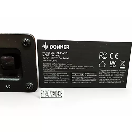 Used Donner DDP-80 Digital Piano