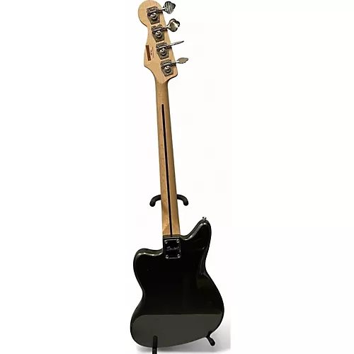 Used Squier AFFINITY JAGUAR BASS Metallic Black Electric Bass Guitar Metallic Black