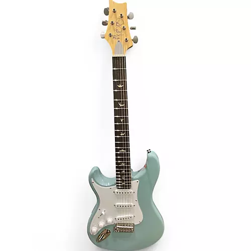 Used PRS SE Silver Sky Left Stone Blue Electric Guitar Stone Blue