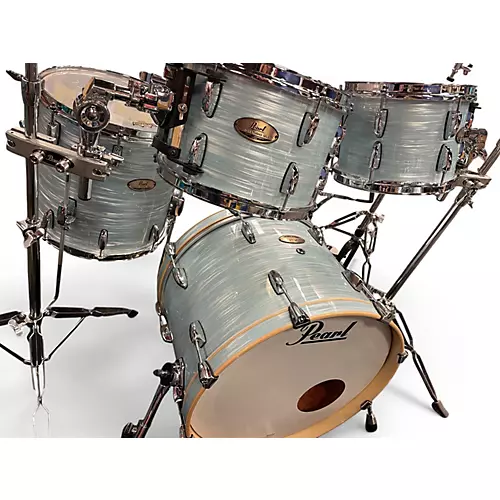 Used 2024 Pearl 4 Piece Session Studio Select Ice Blue Oyster Drum Kit Ice Blue Oyster