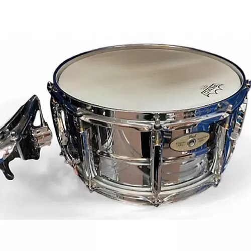 Used Pearl 6.5X14 Sensitone Elite Snare Drum Chrome Chrome 15