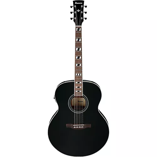 Ibanez AJ70M1E Jumbo Acoustic-Electric Guitar Black