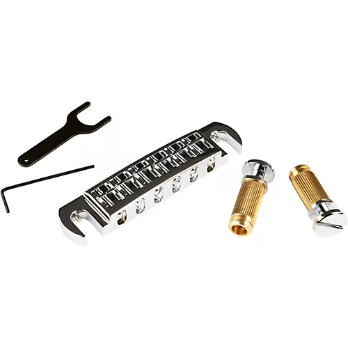 TonePros Wraparound PRS Bridge and Locking Stud Set Chrome