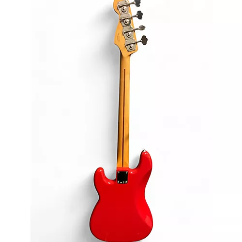 Used Fender Vintera 50s Precision Bass Red Electric Bass Guitar Red