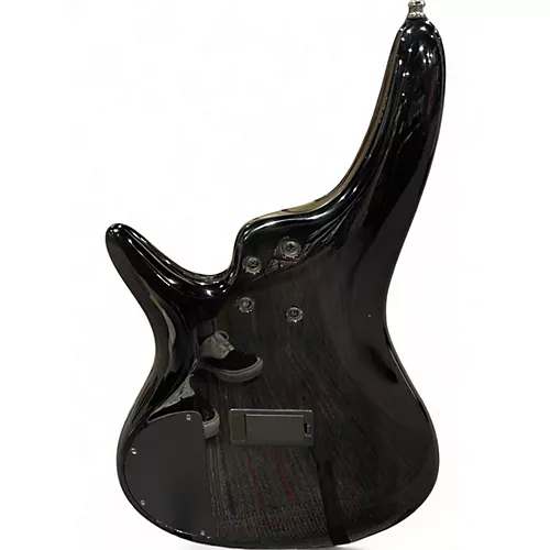 Used Ibanez SR405EQM Trans Black Electric Bass Guitar Trans Black