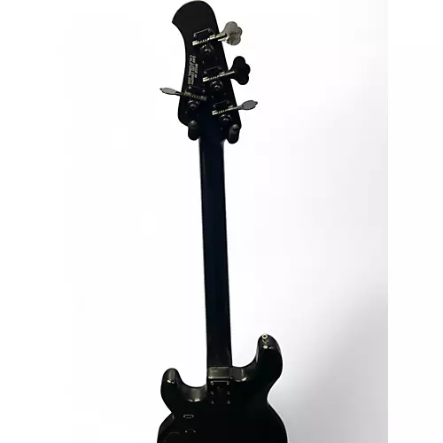 Used Ernie Ball Music Man Stingray Stealth HH 4 String Black Electric Bass Guitar Black