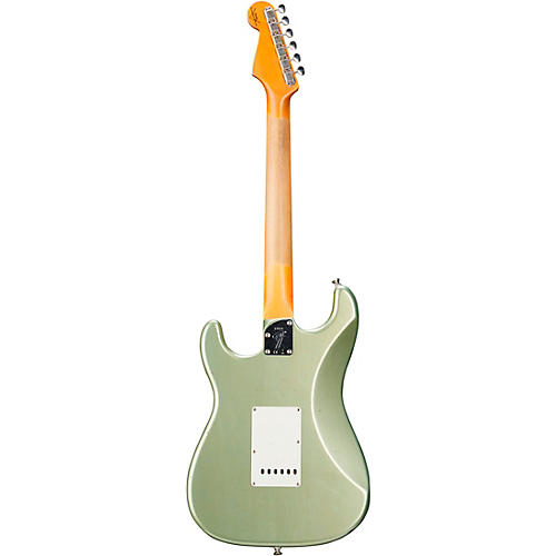 Fender Custom Shop Postmodern Stratocaster Journeyman Relic Electric Guitar With Closet Classic Hardware & Maple Fingerboard Faded Aged Sage Green Metallic