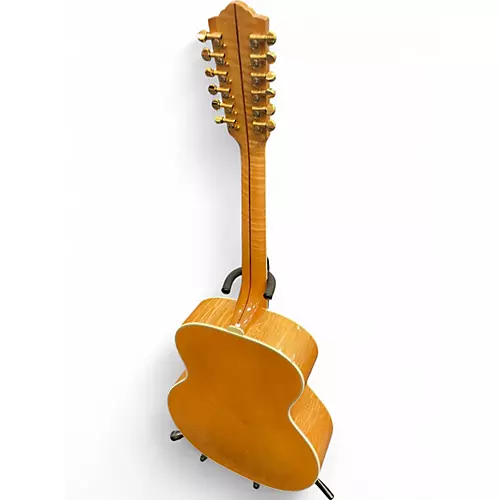 Vintage 1987 Guild JF65-12 Blonde 12 String Acoustic Electric Guitar Blonde