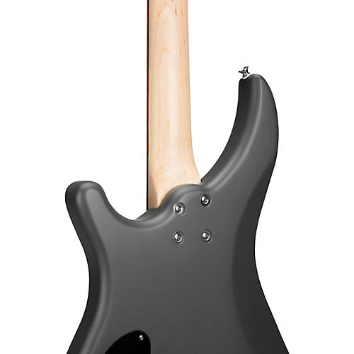 Mitchell MB100 Short-Scale Solidbody Electric Bass Guitar Charcoal Satin