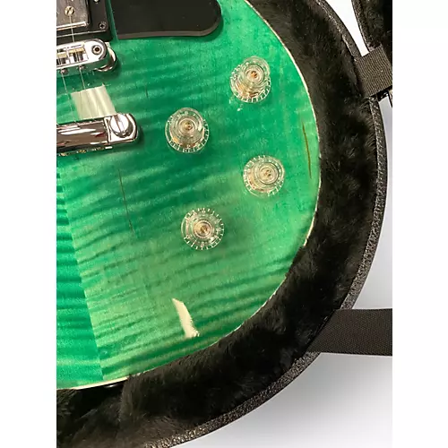Used Gibson Les Paul Modern Green Solid Body Electric Guitar Green