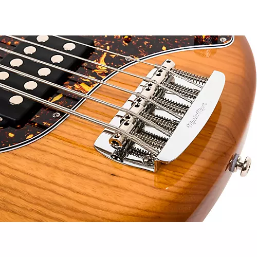 Ernie Ball Music Man StingRay5 Special H 5-String Electric Bass Guitar Black and Chrome