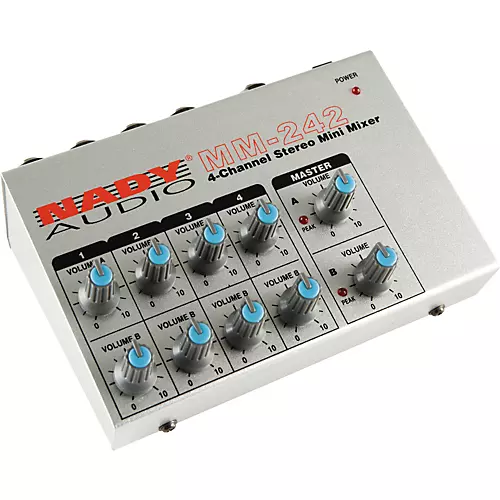 Nady MM-242 4-Channel Mini Mixer