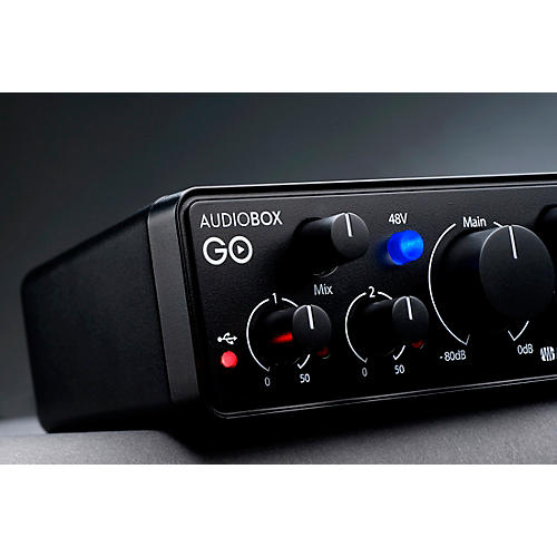 PreSonus AudioBox GO Mobile 2x2 USB Audio Interface With Studio One Artist 6 Software