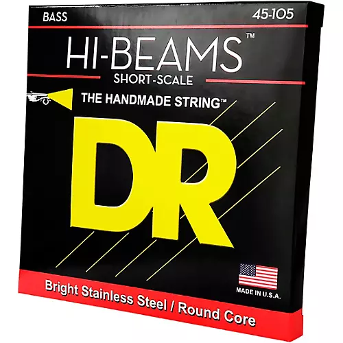 DR Strings H-Beams Short-Scale 4-String Bass Strings Medium (45-105)
