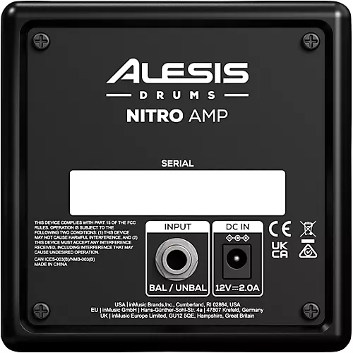 Alesis Nitro Amp 30W Ultracompact 3 Full-Range Personal Drum Monitor