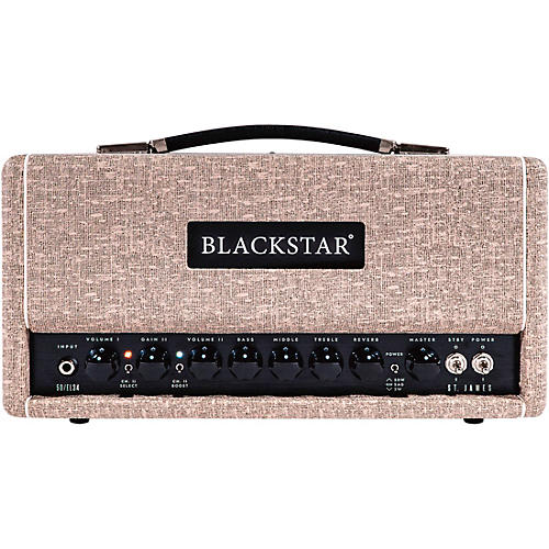 Blackstar St. James 50 EL34 50W Tube Guitar Head Fawn