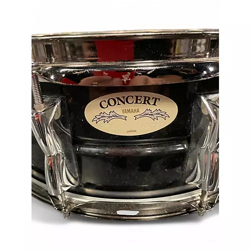 Used Yamaha 5.5X14 Concert Snare Black Drum Black 10