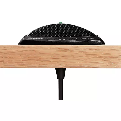 Shure MX392BE Condenser Boundary Microphone, Built-in Preamp, Attached 12' Unterminated Bottom-exit Cable (Supercardioid)