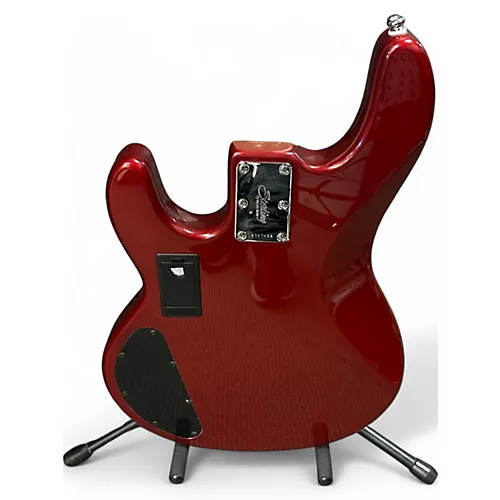 Used Sterling by Music Man Sub Stingray Ray4HH Candy Apple Red Electric Bass Guitar Candy Apple Red