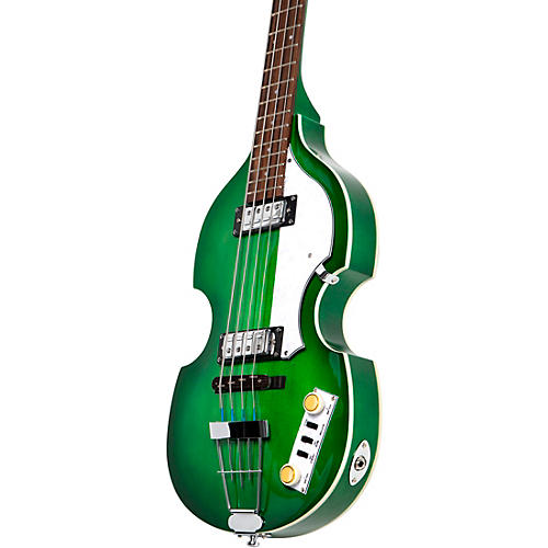 Hofner Ignition Series Short-Scale Violin Bass Guitar Green Burst