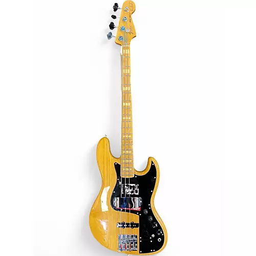 Used Fender Marcus Miller Signature Jazz Bass Natural Electric Bass Guitar Natural