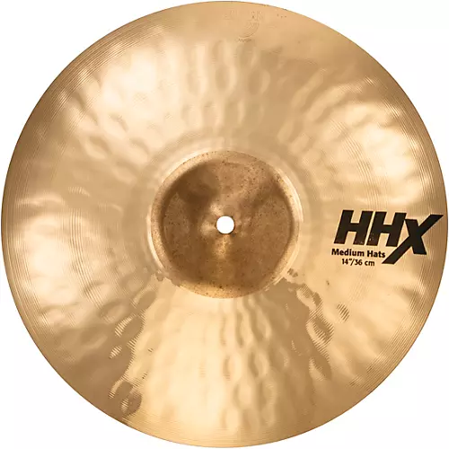 SABIAN HHX Medium Hats, Brilliant 14 in. Pair