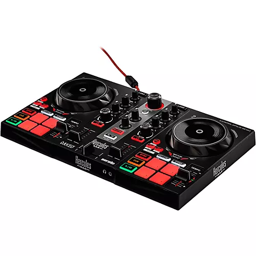 Hercules DJ DJControl Inpulse 200 MK2 2-Channel DJ Controller for Serato DJ Lite and DJUCED Black