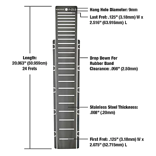 Music Nomad Fret Shield Fretboard Protector Guard for F-25.50