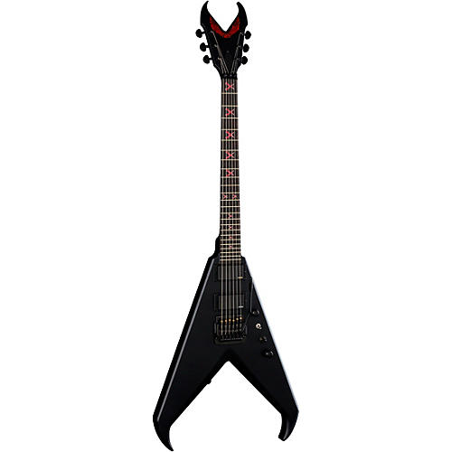 Dean Kerry King V Black Satin Electric Guitar With Case Black Satin
