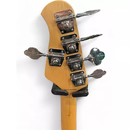 Used Sterling by Music Man Ray5 HH Sub Series Candy Red Burst Electric Bass Guitar Candy Red Burst