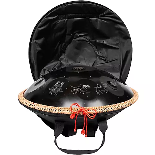 X8 Drums Zodiac Constellation Handpan With Bag and Stand 22 in. Black